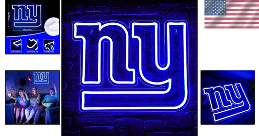 LED Neon Sign for NY Giants - Stylish Wall Decor for Man Caves & Game Rooms