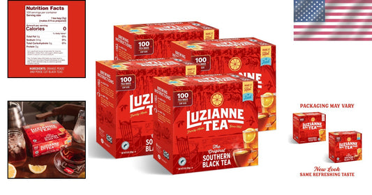 Authentic Southern Unsweetened Iced Tea Bags - 400 Total for Iced Tea Lovers