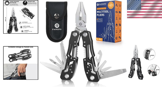 Durable Multi-Functional Stainless Steel Pocket Knife for Outdoor Adventures