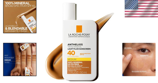 4 Flexible Shades - La Roche-Posay Anthelios Mineral Tinted Sunscreen SPF 40+