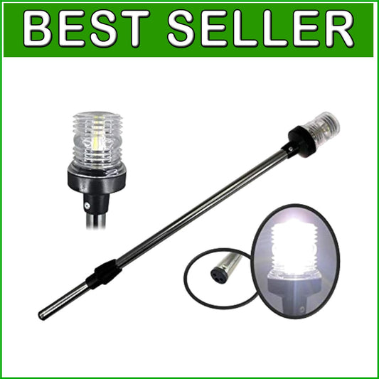 360-Degree Nature White LED Navigation Light for Boating - USCG Certified