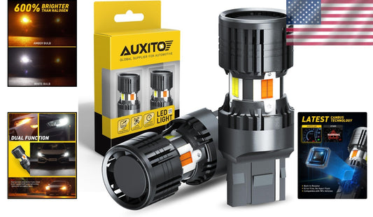 600% Brighter 7444NA LED Bulbs with Built-in Resistor - Plug & Play Convenience