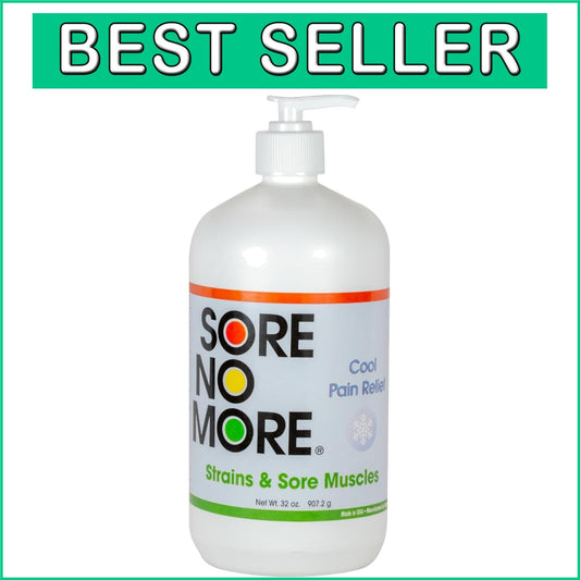 All-Natural Menthol Gel for Relieving Aches & Pains - 32 oz with Lemon Scent