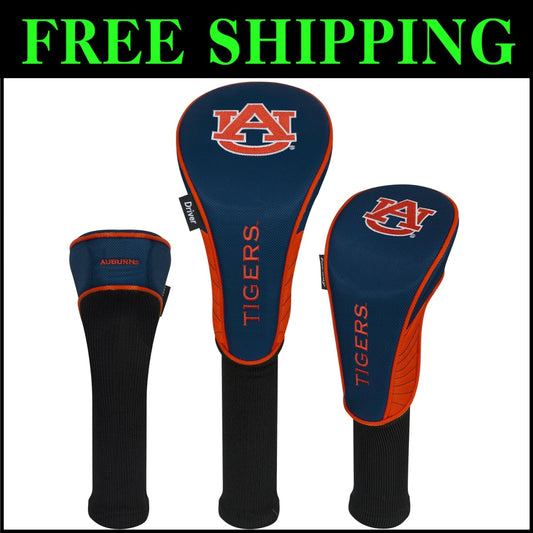 Protective Auburn Tigers Golf Headcovers - Durable, Lightweight, Cartoon Design