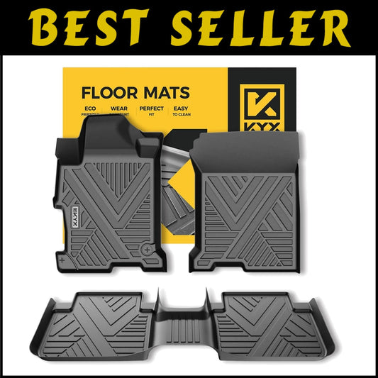 3D Laser Scanned Custom Fit Floor Liners for 2013-2017 Accord - Stain Resistant