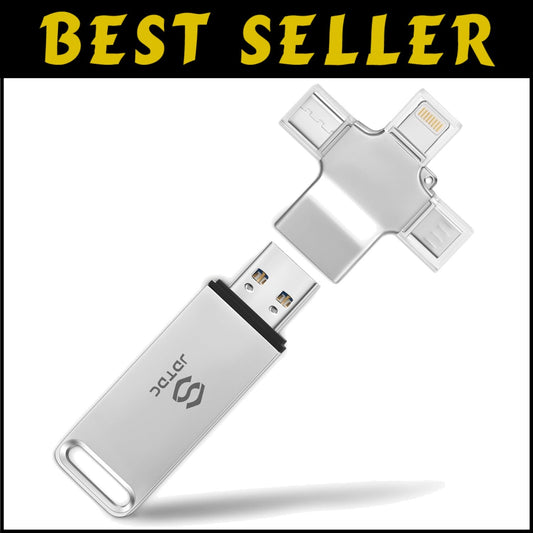 Fast 128GB USB 3.0 Photo Stick - Multi-Device Backup Solution for All Your Needs