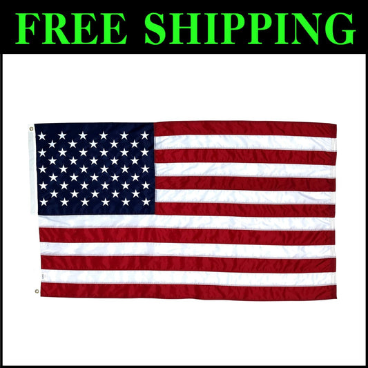 Celebration-Ready 3x5 American Flag - Weather-Proof with Reinforced Construction