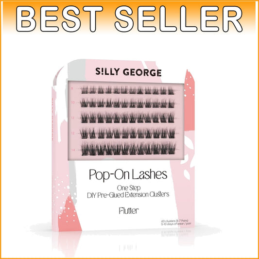 Cruelty-Free DIY Lash Clusters: Natural Look with Fast Application - Pack of 60