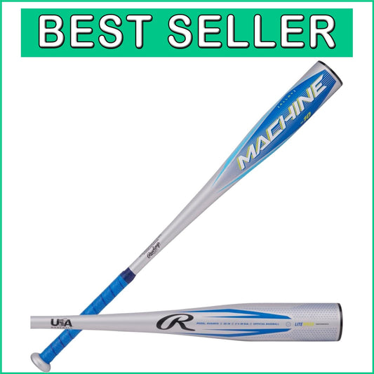 Alloy Youth Baseball Bat | 30/20 | Ultra-Light with Large Sweet Spot | Grey/Blue