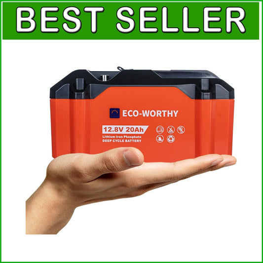 Compact 20Ah Lithium Battery - Perfect for Camping, Fishing, and Emergency Power