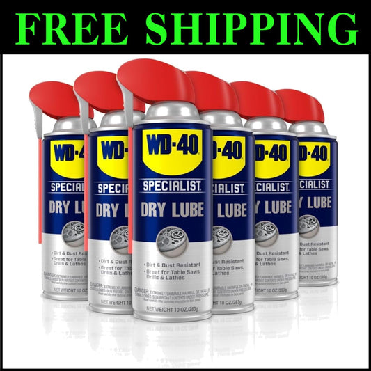 Industrial Strength PTFE Dry Lube - 10 Oz. Corrosion Protection for Tools & More