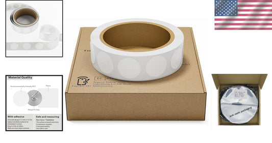 High-Performance 1000 NFC Stickers - Round, 1 Inch, Password Protected Chip