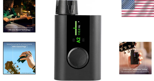 Portable Guitar Tuner & Built-In Metronome - 150+ Alternate Tunings Available