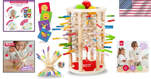 Durable and Safe Jumbo Montessori Game - 4 Modes of Educational Play for Kids