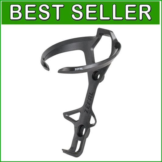 Carbon Fiber Bottle Cage in Sleek Black - Easy Insert & Removal for Cyclists