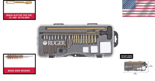 15-Piece Ruger Handgun Cleaning Kit - Lightweight Toolbox with Accessories