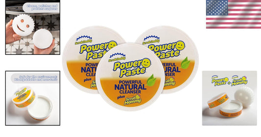 Effective PowerPaste All-Purpose Cleaner with Temperature-Controlled Scrub Mommy