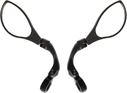 Premium Rearview Bike Mirror - Convex, Lightweight, Easy Install with 5mm Key