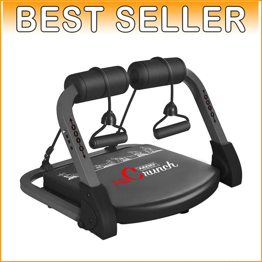 Dual-Resistance Ab Machine for Total Body Workouts - Portable Home Gym Equipment