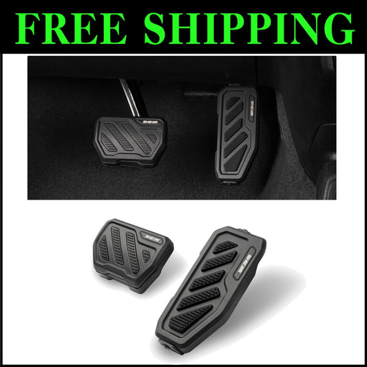 Weatherproof Non-Slip Brake Pedal Covers for Wrangler JL & Gladiator JT - 2 PCS