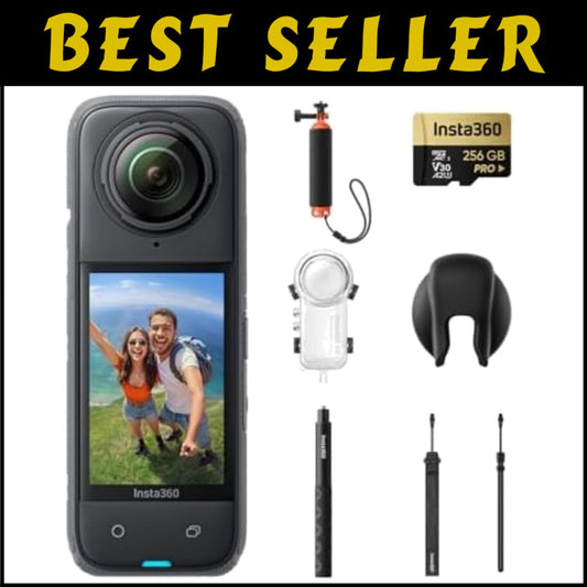 X4 360 Action Camera - 8K Resolution, Rugged Build, and AI Stabilization