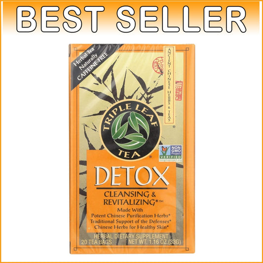 120 Count Detox Tea Bags – Herbal Blend of 20 Chinese Detox Herbs, Made in USA