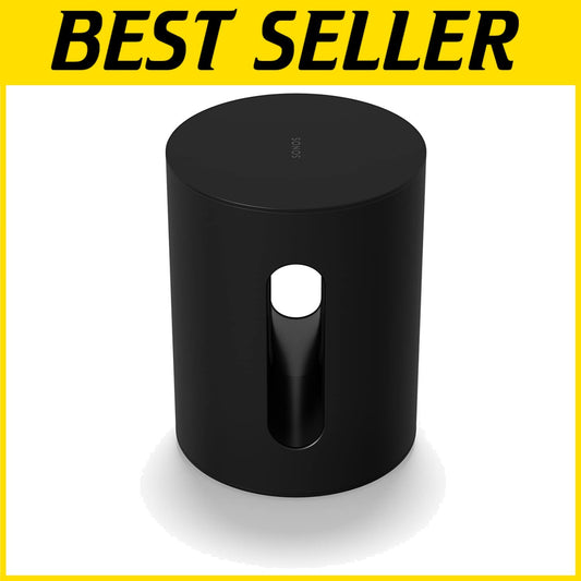 App-Controlled Black Wireless Subwoofer - Amazing Bass for Immersive Experiences