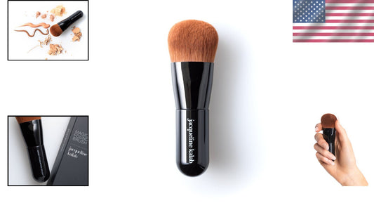 Travel-Friendly Foundation Brush: Achieve Professional Quality Makeup in Seconds