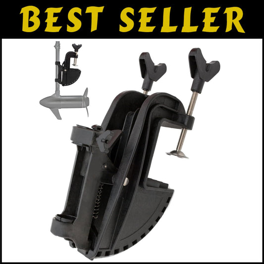 Lightweight Nylon Trolling Motor Mount - Fits 1 1/8" Shafts with Easy Install