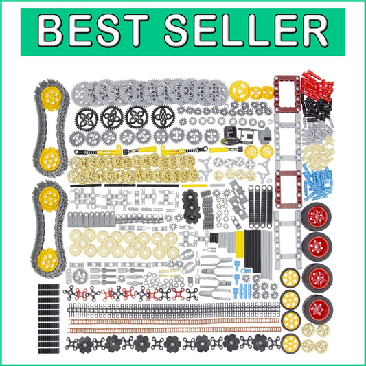Comprehensive 852pcs Building Blocks Kit: Connectors, Gears & Axles for Technic