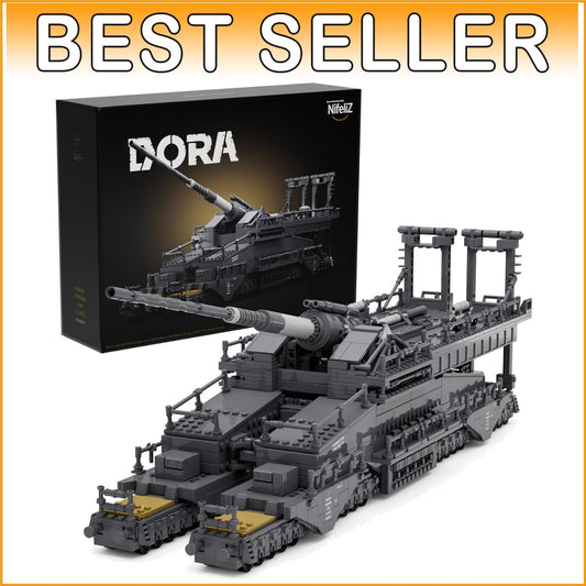 Dora WW2 Classic Building Set: 2,355 PC Military Model for Collectors