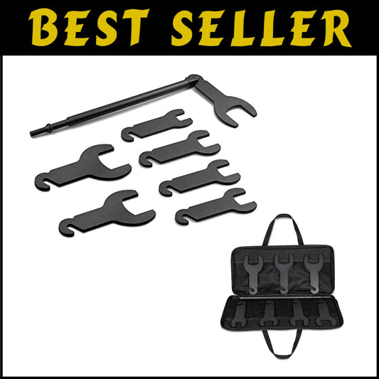 Heavy Duty Fan Clutch Wrench Set Compatible with 4.3L, 5.0L, 5.7L GM Engines