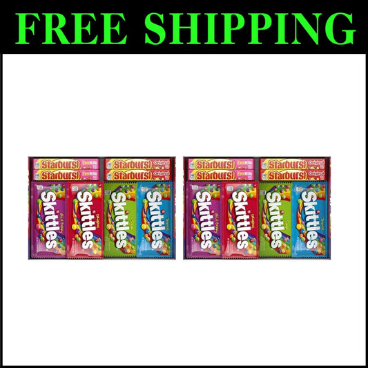 Sweet Delight: 30-Count Starburst Candy Assortment - Original, Sour & Wild Berry