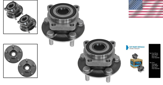 Durable Steel Front Wheel Hub Bearing Assembly Compatible with 2005-2014 Subaru