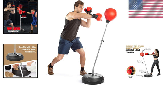 Durable Boxing Bag and Speed Bag Set – Perfect for Teens and Adults Fitness