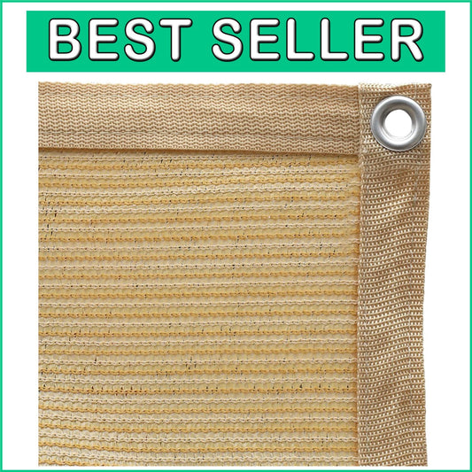 90% Sun Block Fabric - Durable 6x16ft Pergola Cover with Grommets & Bungee Balls