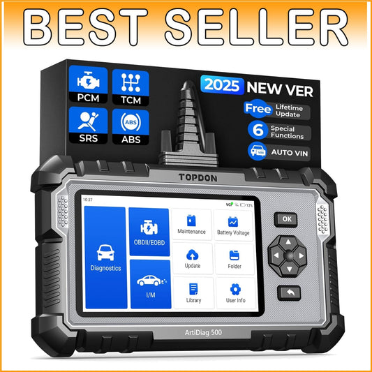 Essential AD500 Automotive Scanner with 6 Maintenance Services & Multi-Language