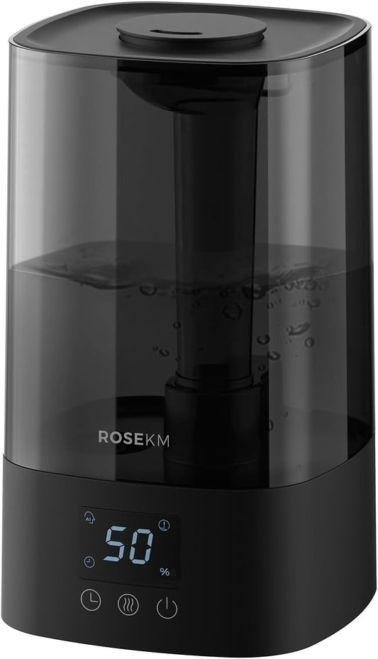 Silent Operation Humidifier with Built-In Humidity Sensor - 430 sq ft Coverage