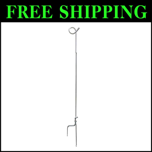 39-Inch Heavy Duty Metal Pigtail Step-in Fence Posts - 10 Pack for Livestock