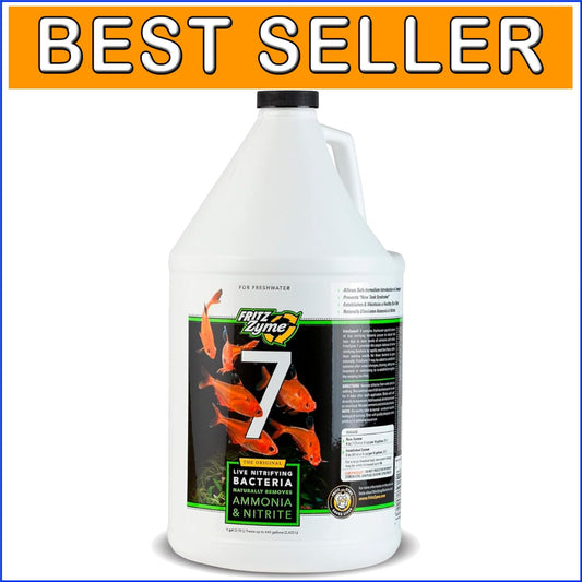 1 Gallon FritzZyme 7 Nitrifying Bacteria - Safe Ammonia & Nitrite Reduction