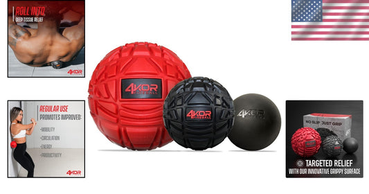 Customizable 4KOR Mobility Massage Balls - Effective Pain Relief for All Muscles
