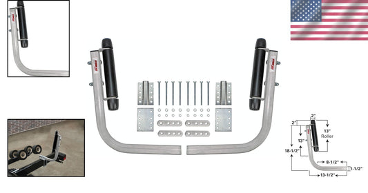 Zinc-Coated Heavy-Duty Roller Guide-On System for Optimal Trailer Performance