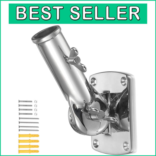 Durable Heavy-Duty Flag Pole Holder – Rust-Proof and Waterproof for 1-Inch Poles