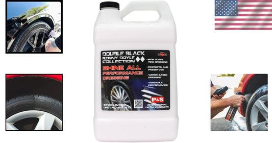 Shine All: Premium 1 Gallon Tire Dressing for Tires, Rubber, and Leather Care