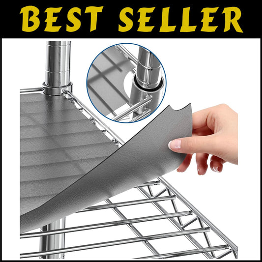 Durable Polypropylene Wire Shelf Liners – 18x48 Set of 4 for Organizing Spaces