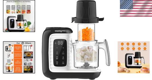 All-in-One Baby Food Maker: Steamer, Chopper & Warmer with Nutrient Preservation