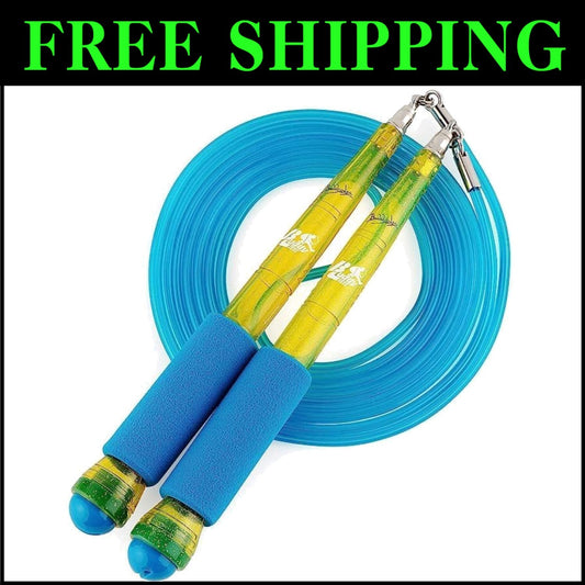 Durable 9' PVC Jump Rope with Ergonomic Handles for Ultimate Endurance Training