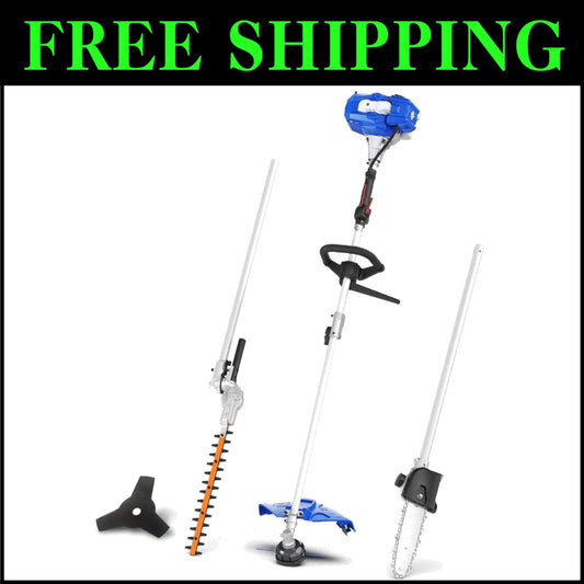 27cc All-in-One Yard Tool: Easy Start Trimmer/Edger & Hedge Trimming Solutions