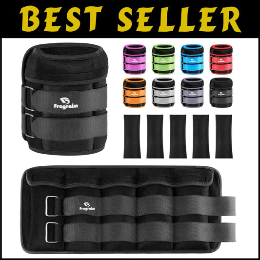 20 Lbs Removable Adjustable Ankle Weights – Perfect for Gym and Rehabilitation