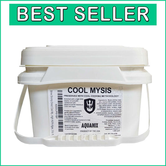 Enriched 3 lb Cool Mysis Flakes for Freshwater & Marine Fish - Vital Nutrients